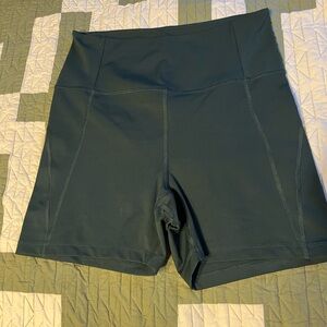 Dark Green Girlfriend Collective Shorts Size L